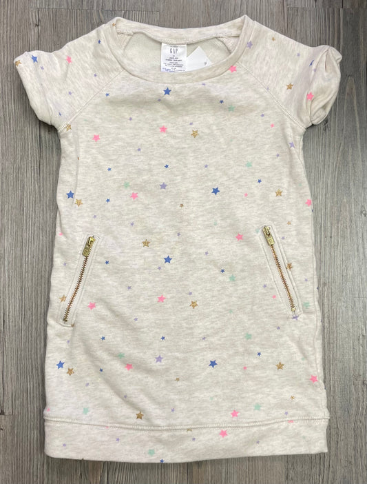 Oatmeal  Gap Jersey Star Dress, 3Y