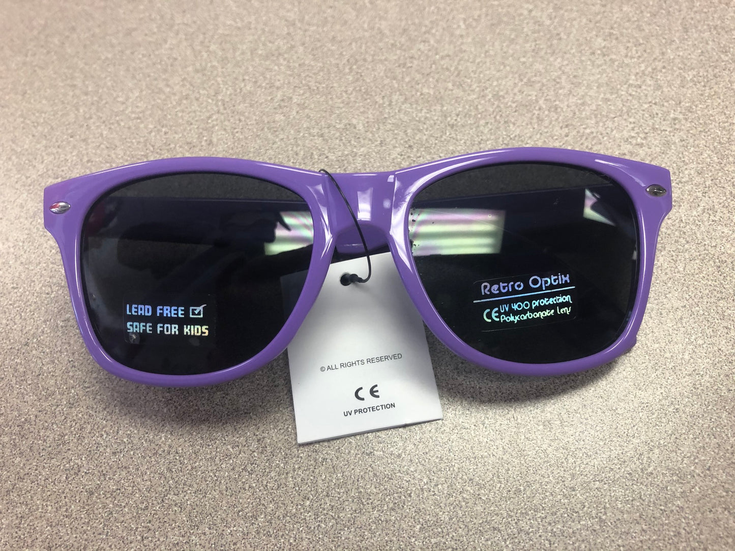 Purple  Glossy Sunglasses - NEW!, 4-7 Years