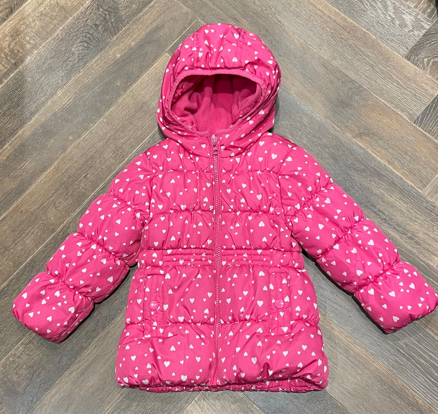 Pink  Joe Fresh Pollyfill Jacke, 2Y