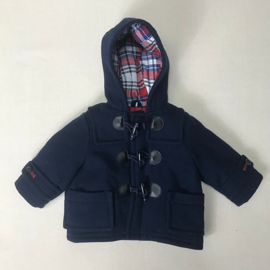 Navy  Gap Fall Fleece Jacket, 0-6M