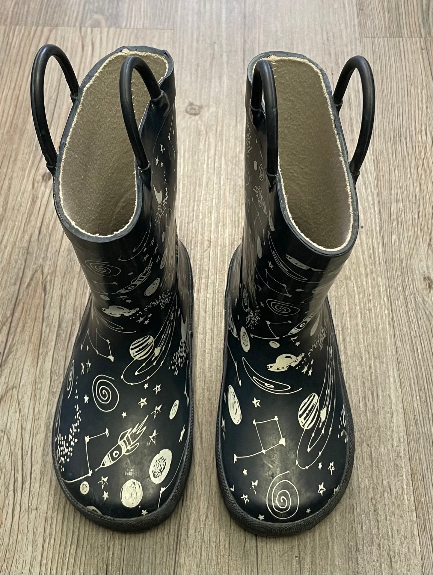 Navy  Elements Rain Boots, 7T