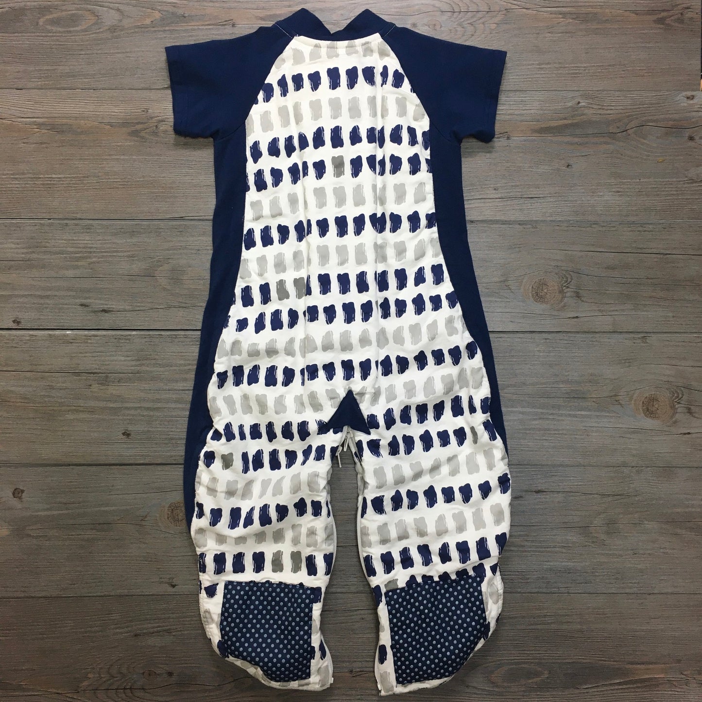 Blue/Wh.  Ergo Pouch Sleep Sack, 2-12M