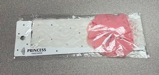 White  Hand Made Headband, NEW