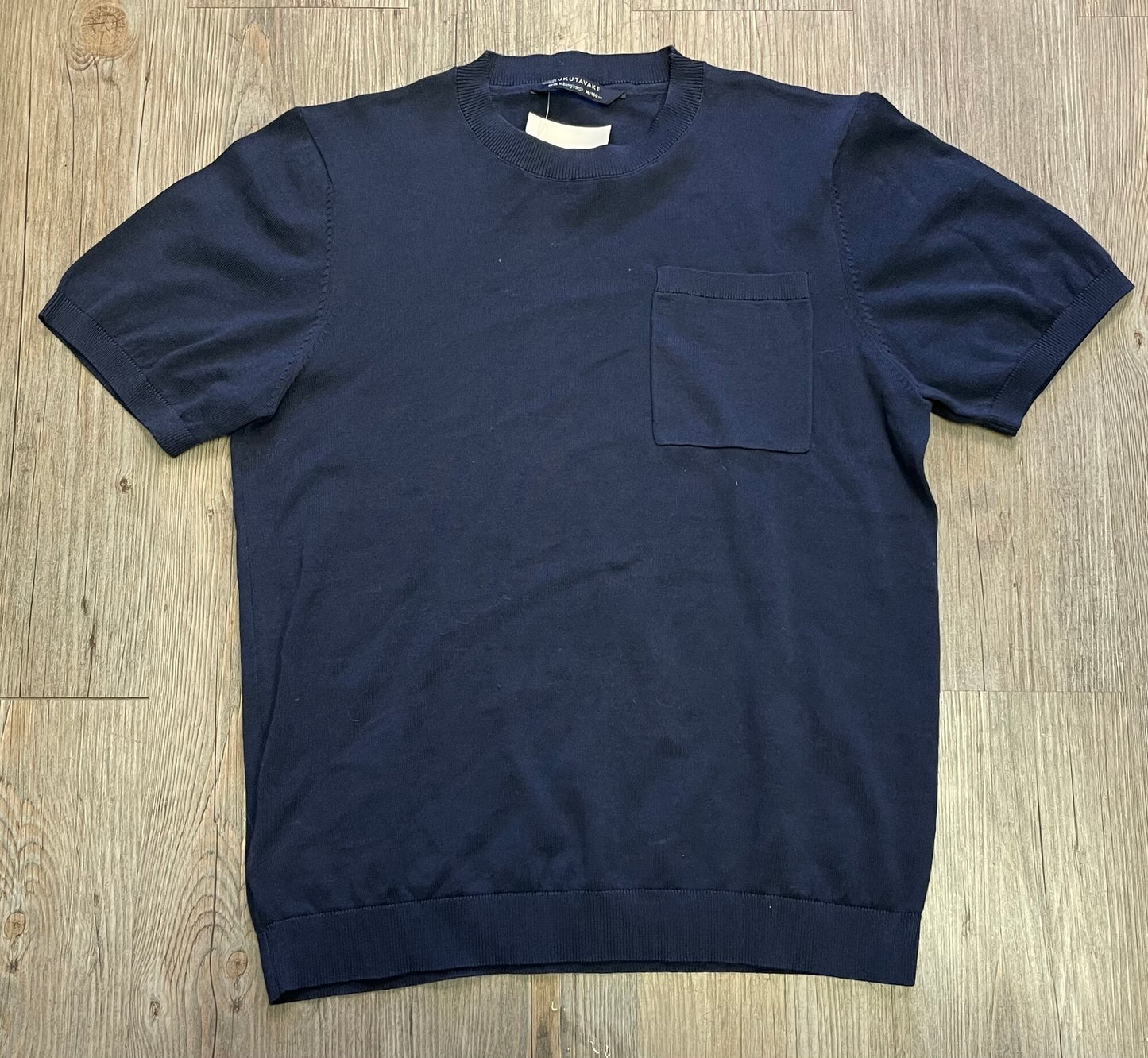 Navy  Nukutavake Knit Tee, 14Y