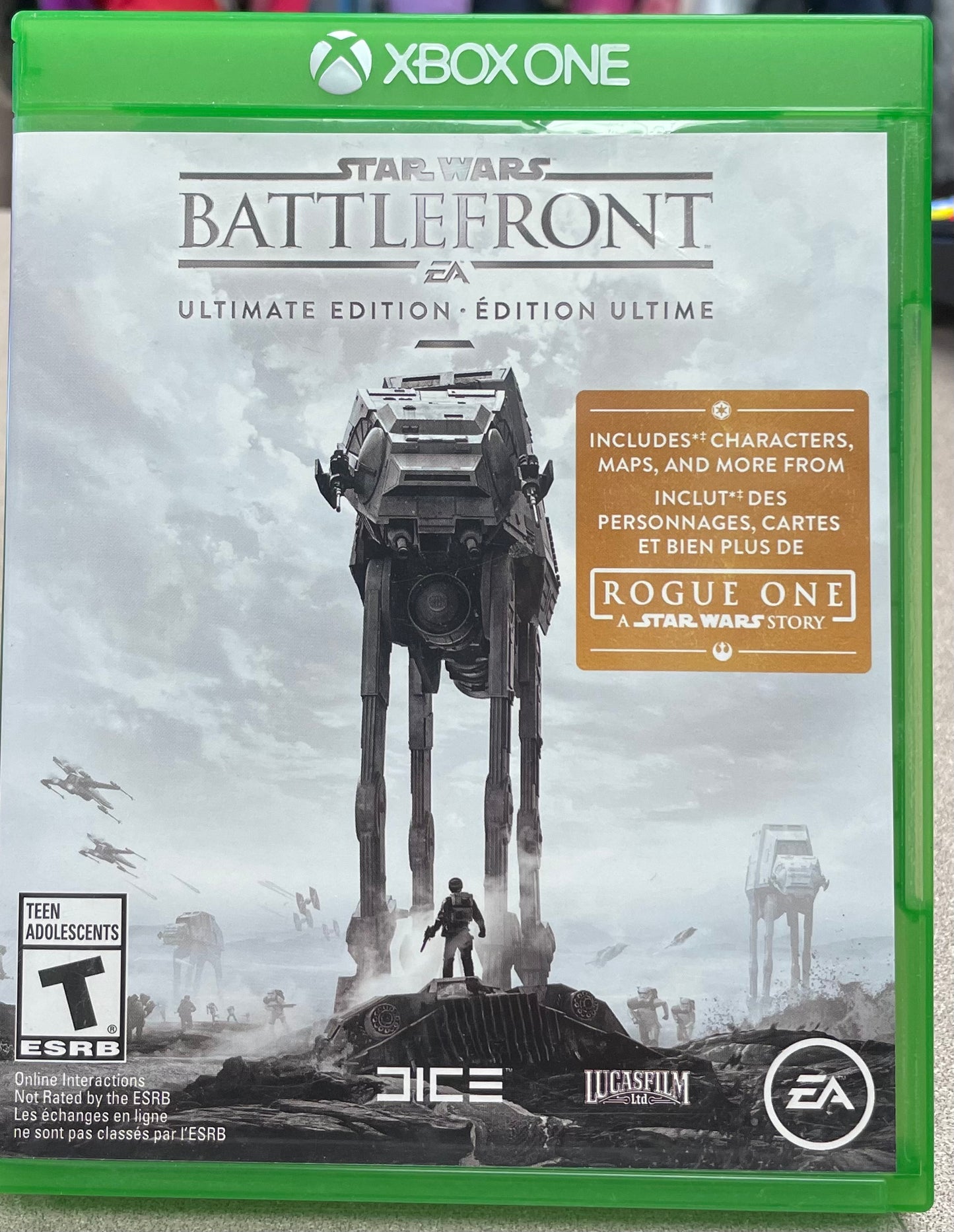 Multi  Xbox One Battle Front, Used