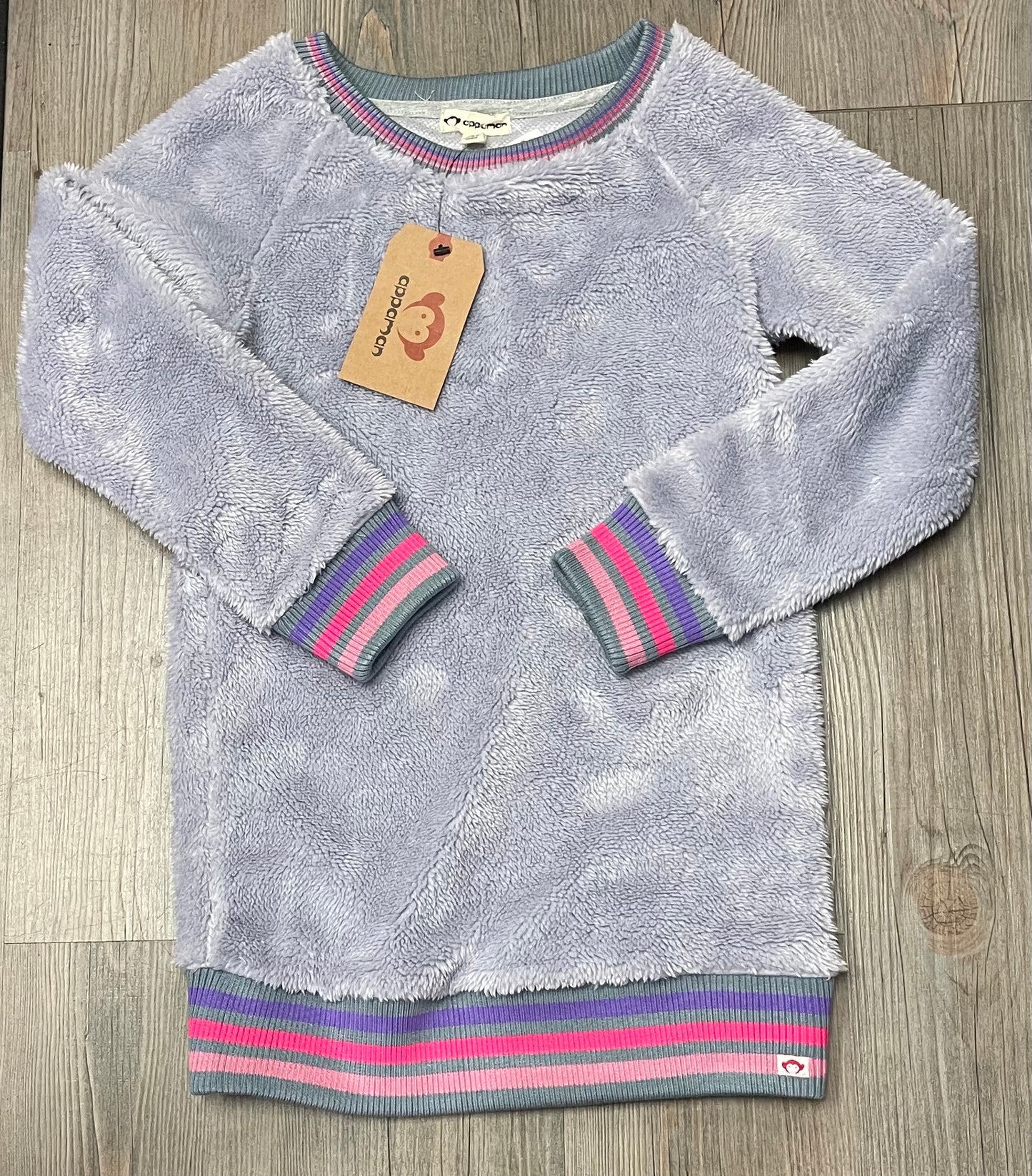 Lavander  Appaman Sherpa Sweatshirt, 6Y