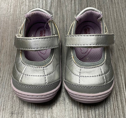 Silver  Striderite Maryjane Shoes, 2T