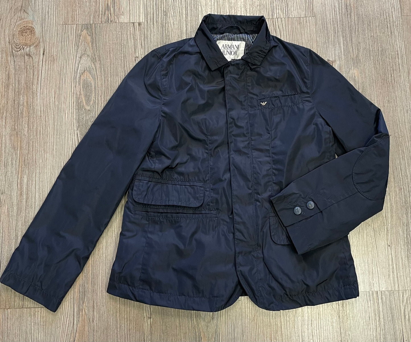 Navy  Armani Junior Jacket, 6Y
