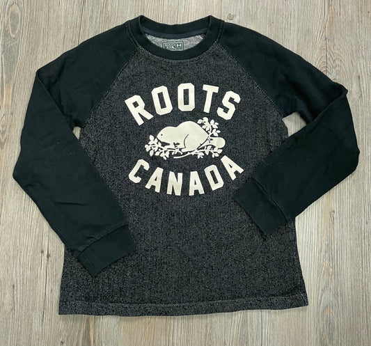 Black  Roots Sweatshirt LS, 10-12Y