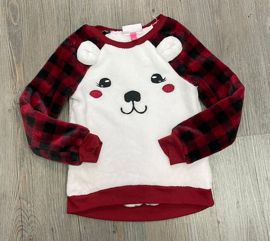 Red/whit  Penelope Fuzzy Sweater, 5Y