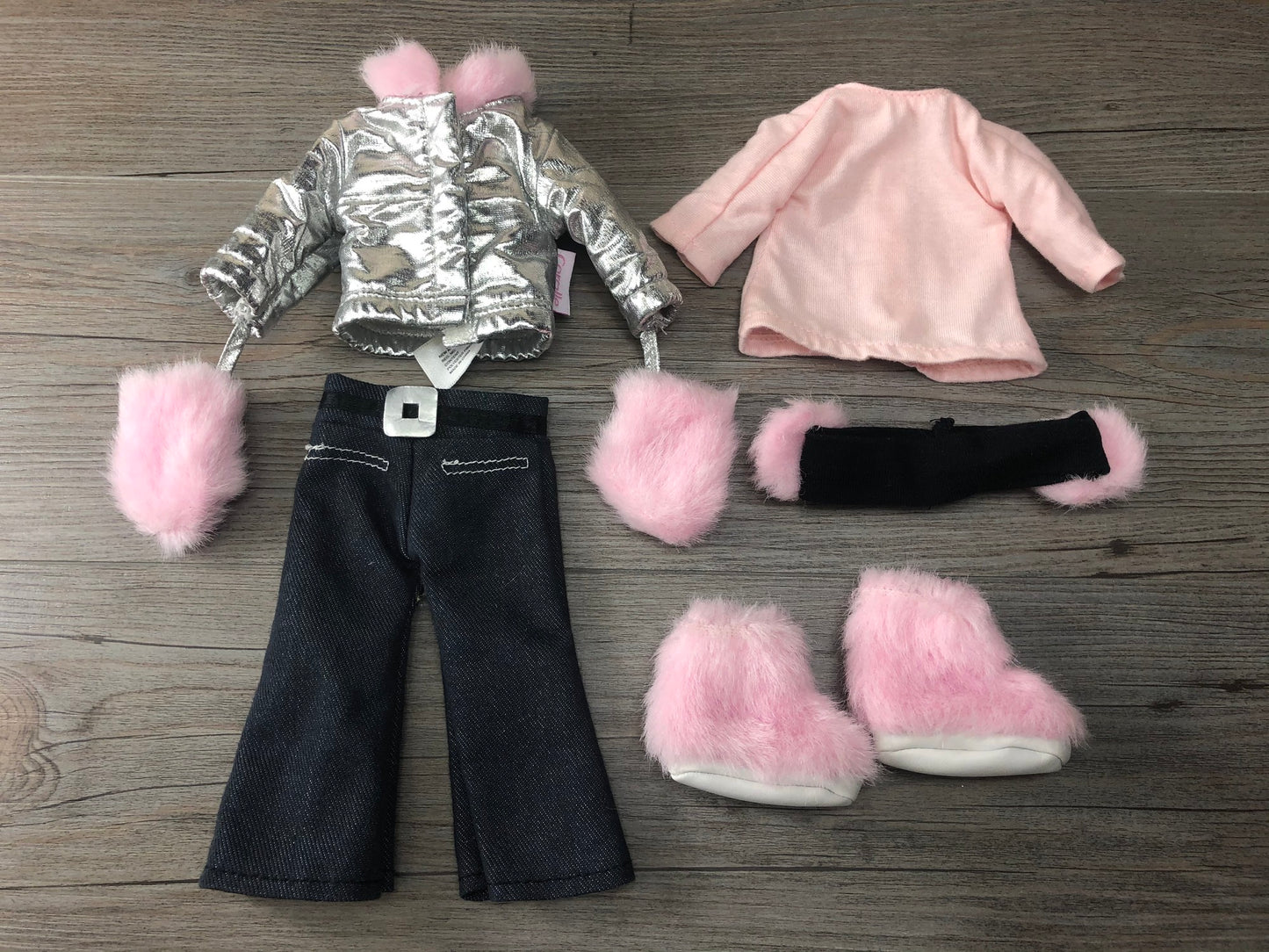 Pink  Corelle Doll Outfit, 6 Pieces