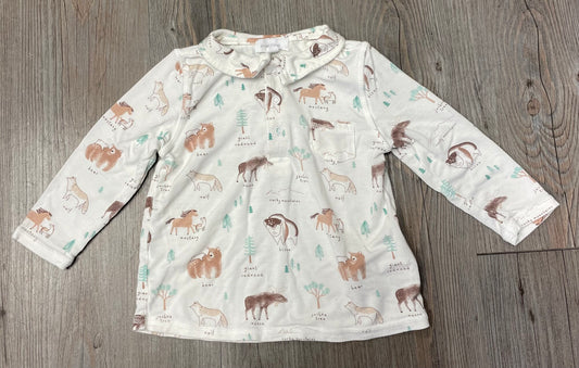 Multi  Angel Dear LS Top, 6-12M