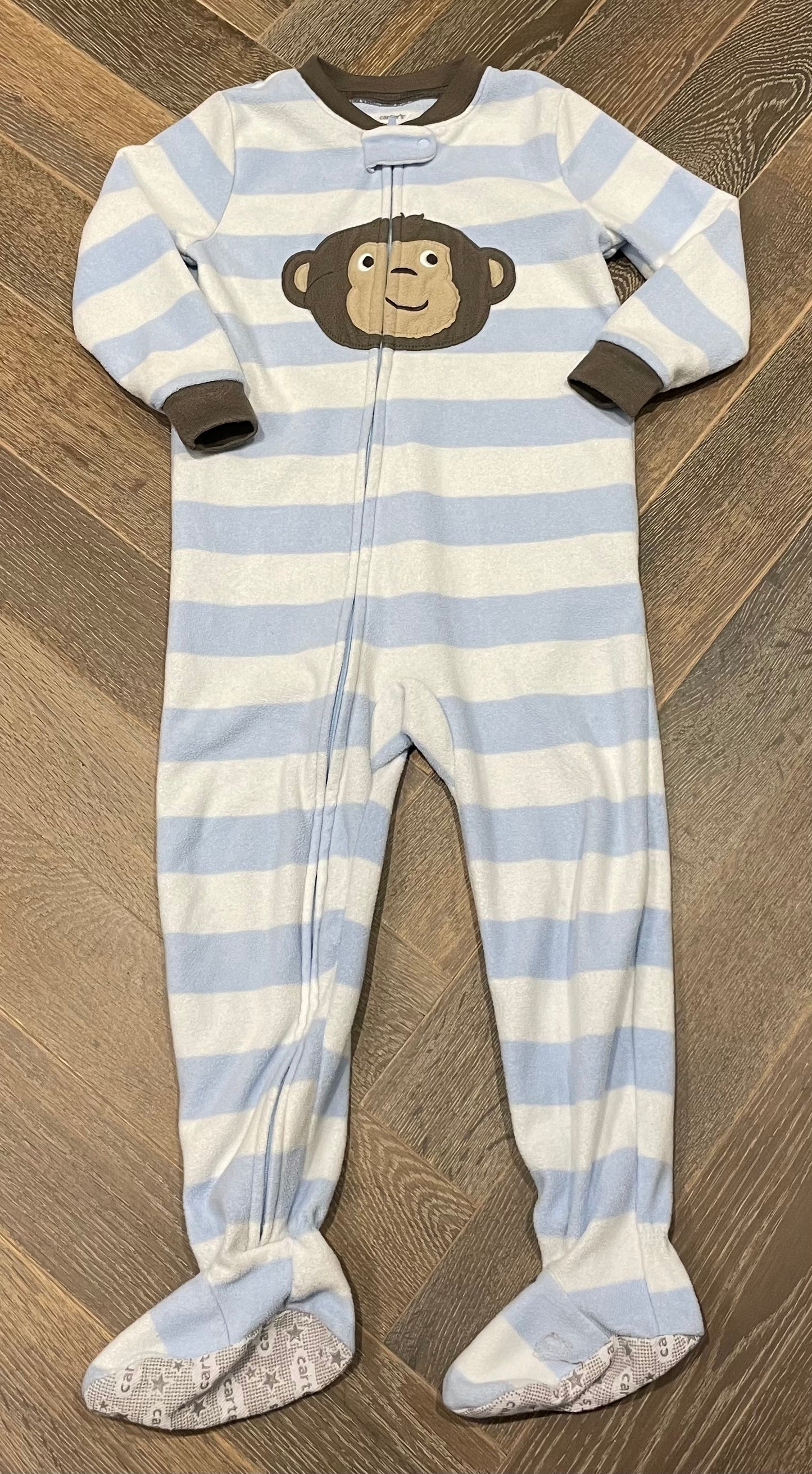 Blue  Carters Pj Onesie, 4Y