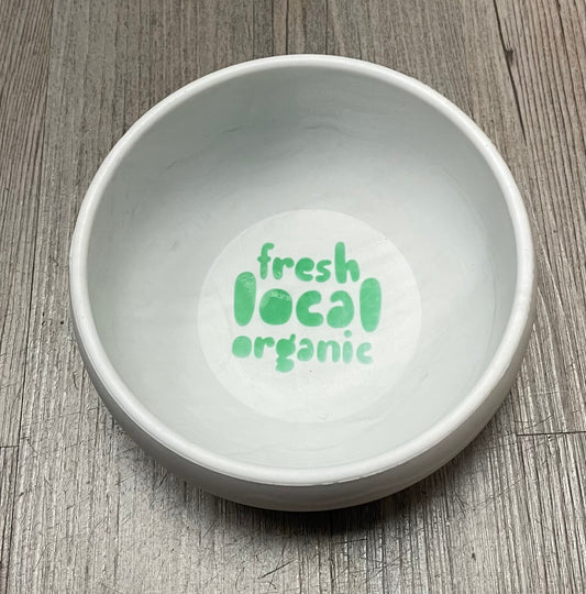 White  Bella Tunno Silicon Bowl, Pre-owned