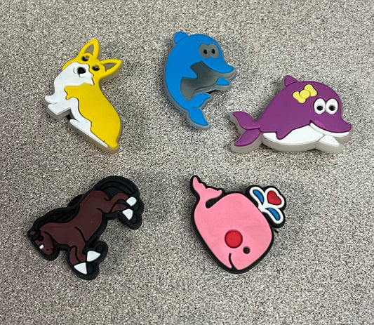 Multi  Jibbitz Animals, None