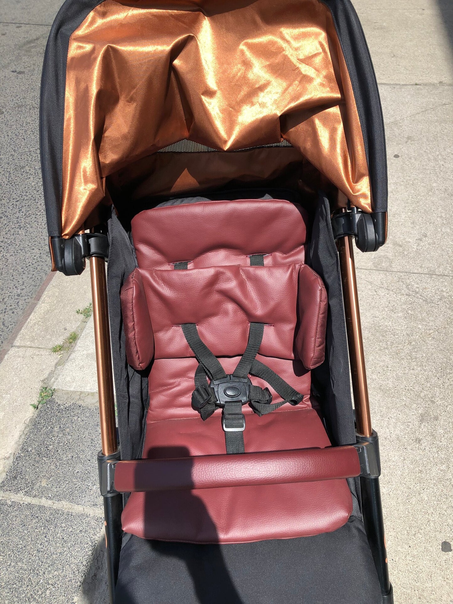 Maroon  ICOO Acrobat Stroller, 44lbs Max