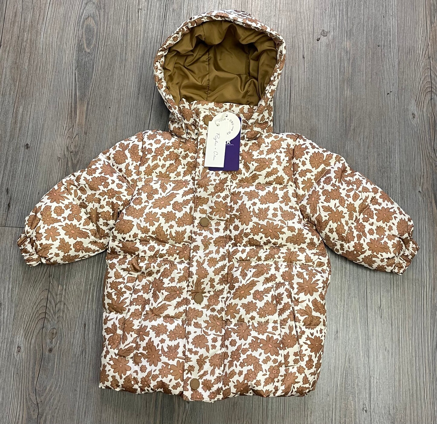 Floral  Rylee+cru Winter Jacket, 6-12M