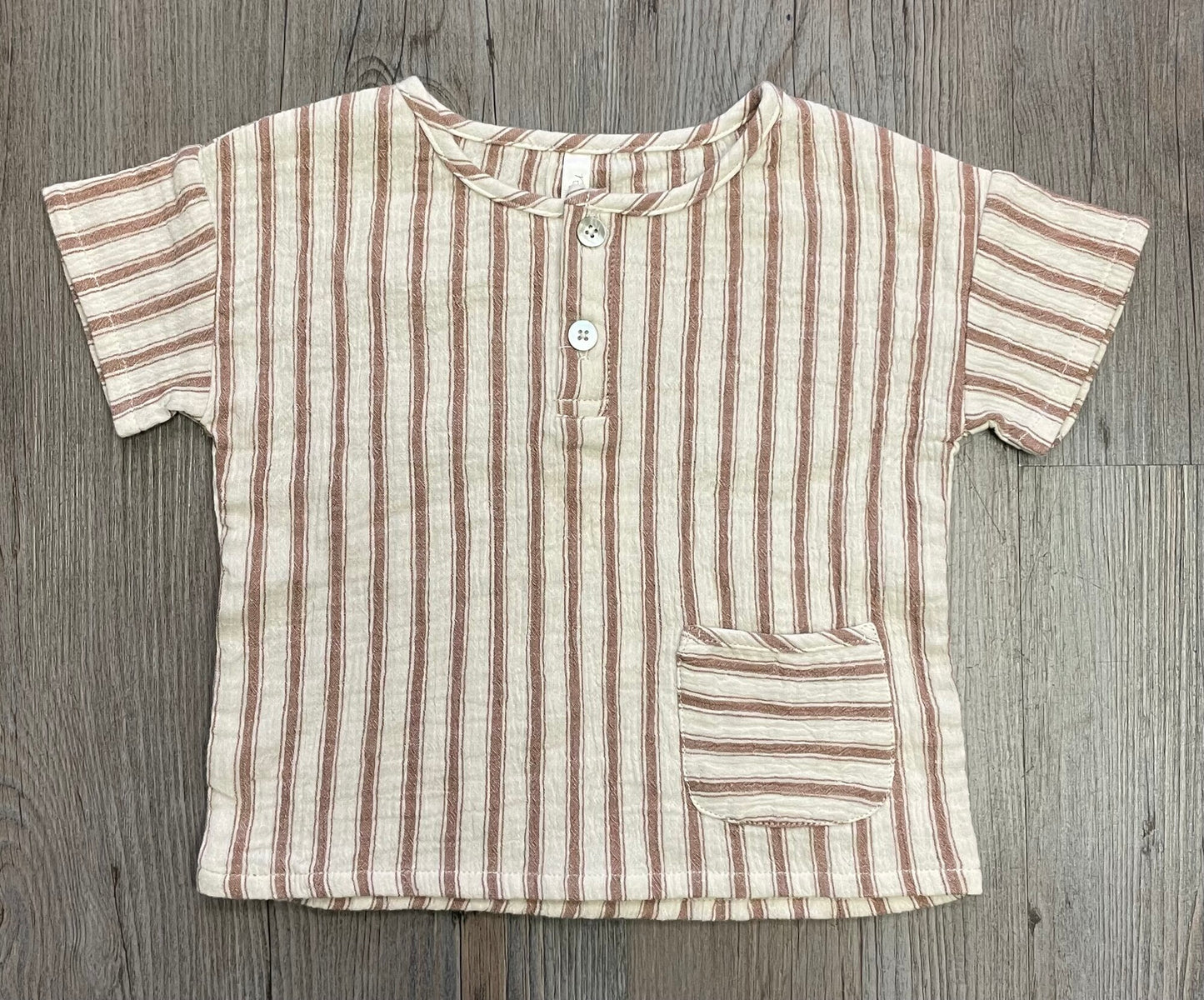 Amber  Rylee + Cru Striped Woven, 6-12M