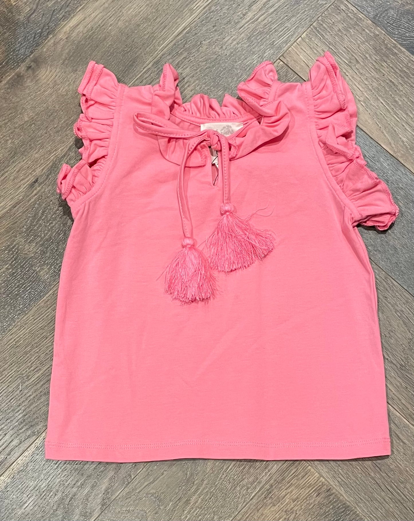 Pink  Vignette Scout Tank, 4Y