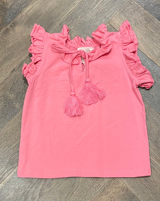 Pink  Vignette Scout Tank, 4Y