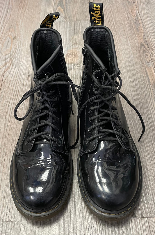 Black  Dr Martens Fall Boots, 5Y