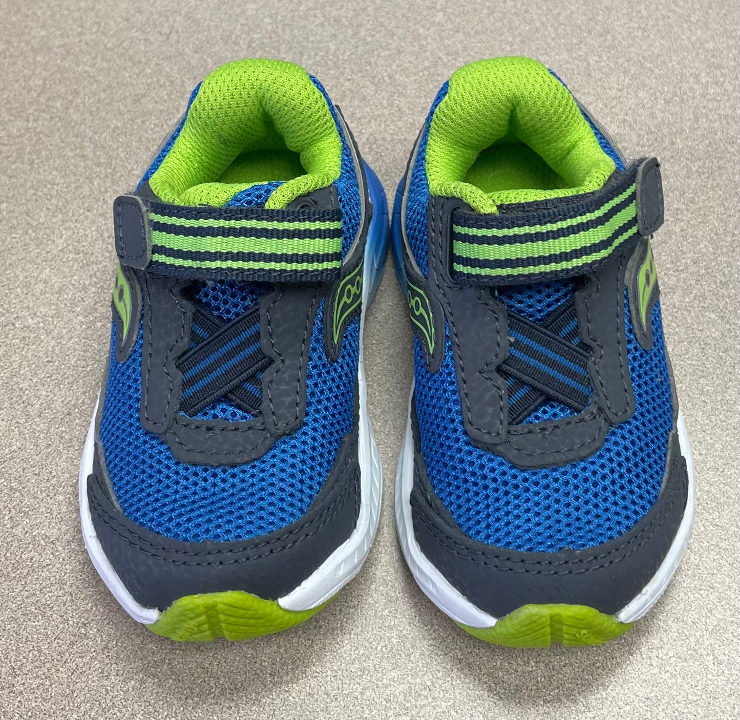 Blue  Saucony Velcro Shoes, 4T