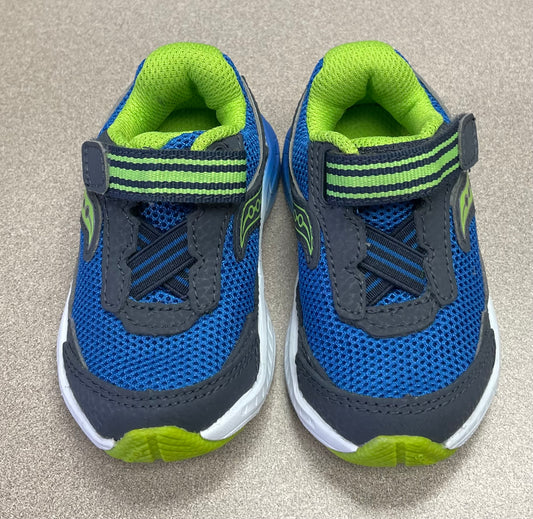 Blue  Saucony Velcro Shoes, 4T
