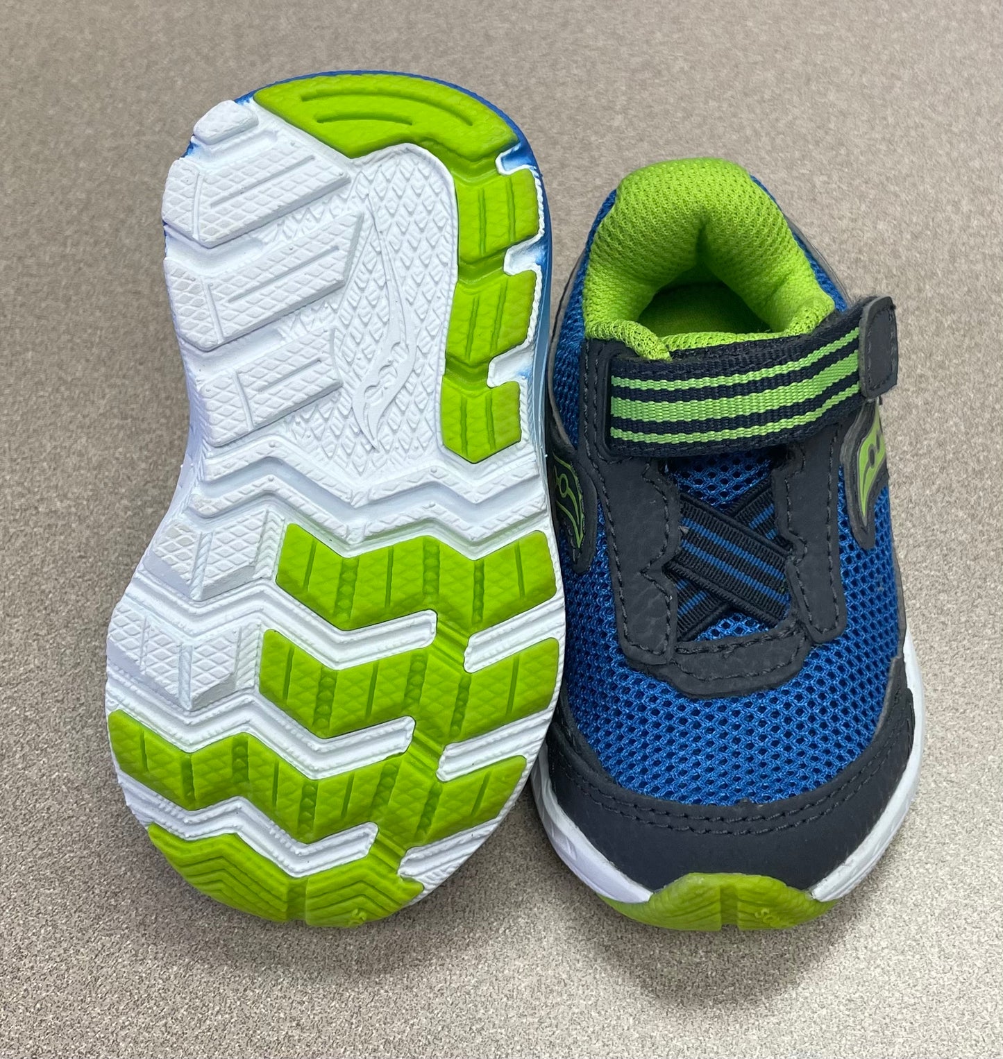 Blue  Saucony Velcro Shoes, 4T