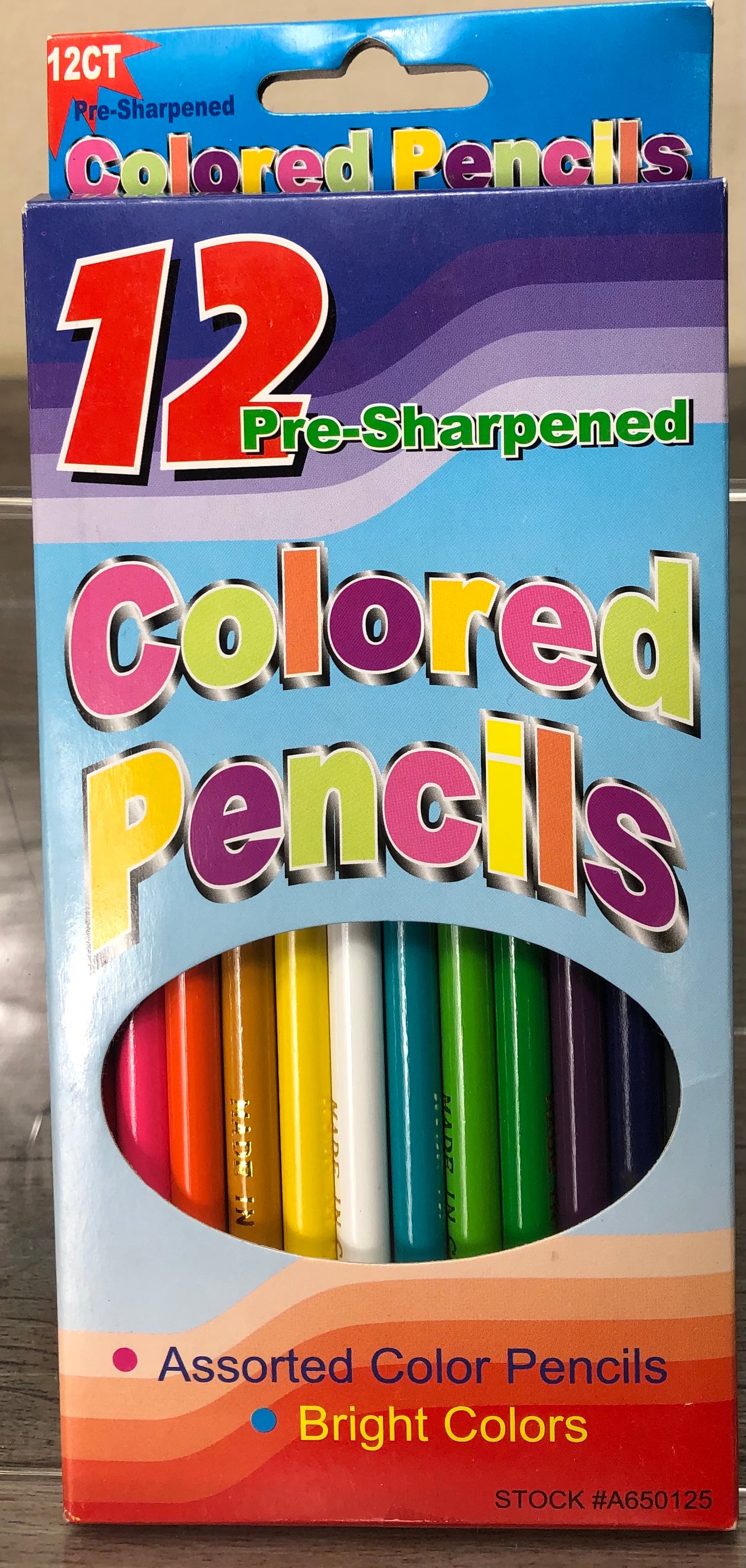 Multi  Colored Pencils, 12pcs