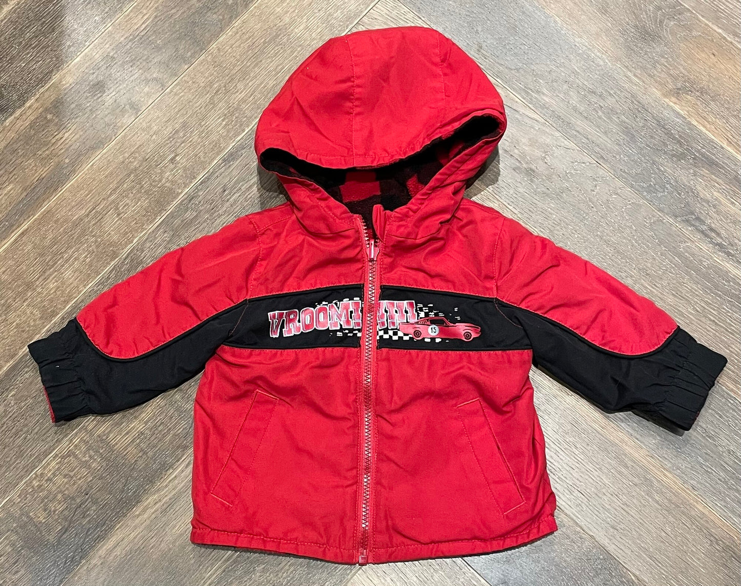 Red  Reversible Jacket, 12-18M
