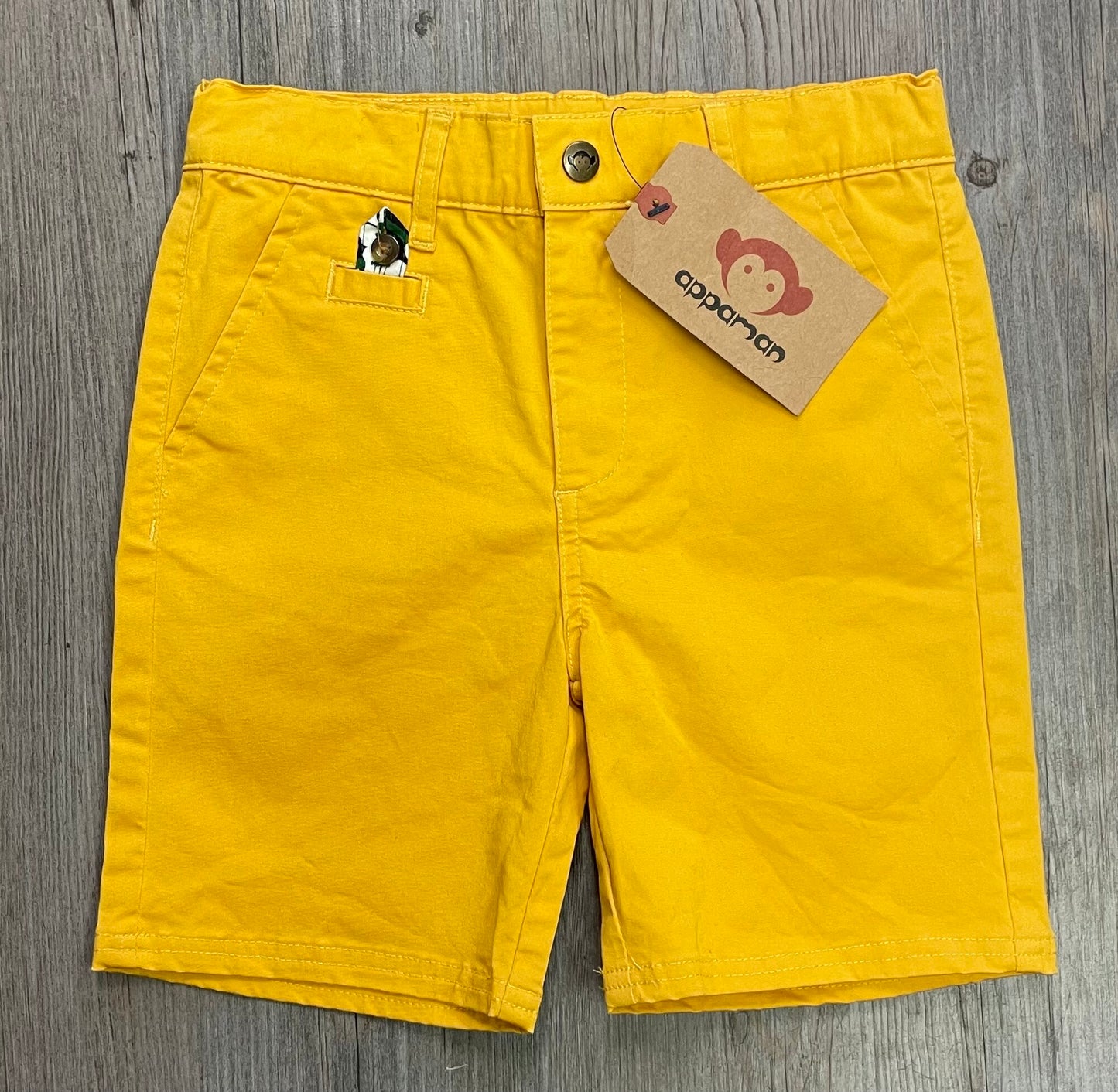Mustard  Appaman Shorts, 6Y