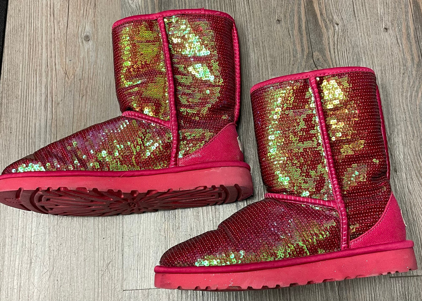 Pink  Ugg Pink Sequins, 7