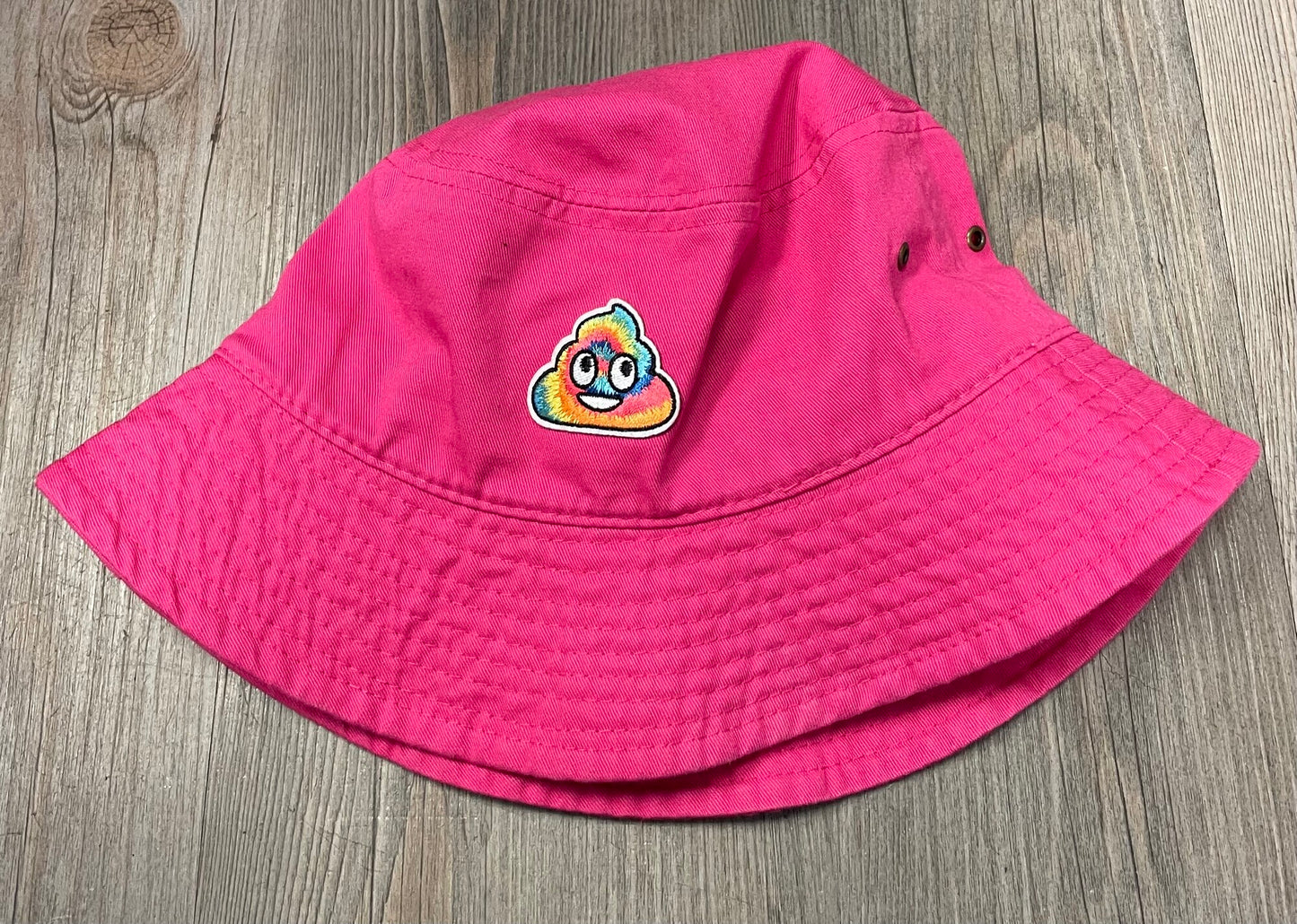 Fuchsia  Emoji Bucket Hat, 10Y+
