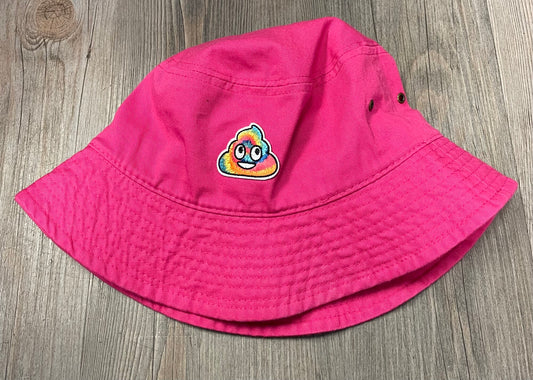 Fuchsia  Emoji Bucket Hat, 10Y+