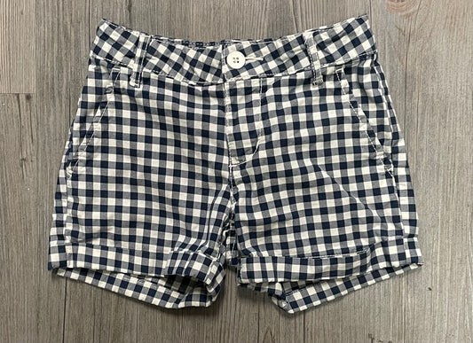 Navy  Gap Gingham Shorts, 6Y