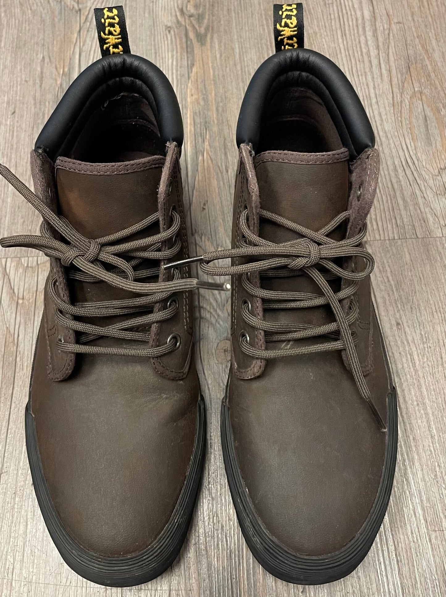 Brown  Dr Martens Airwalk Shoes, 7Y