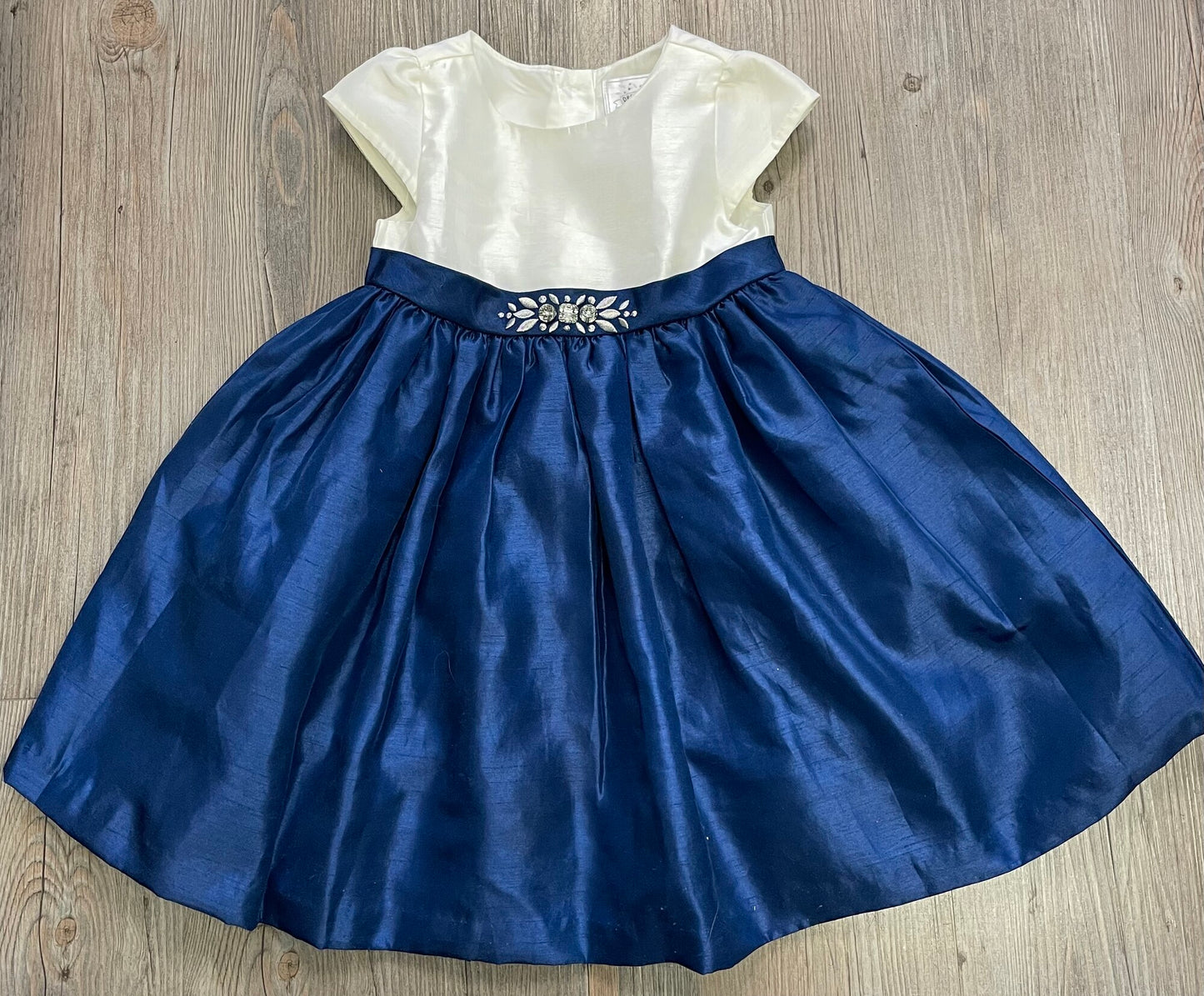 Blue/whi  Gymboree Dress, 2Y