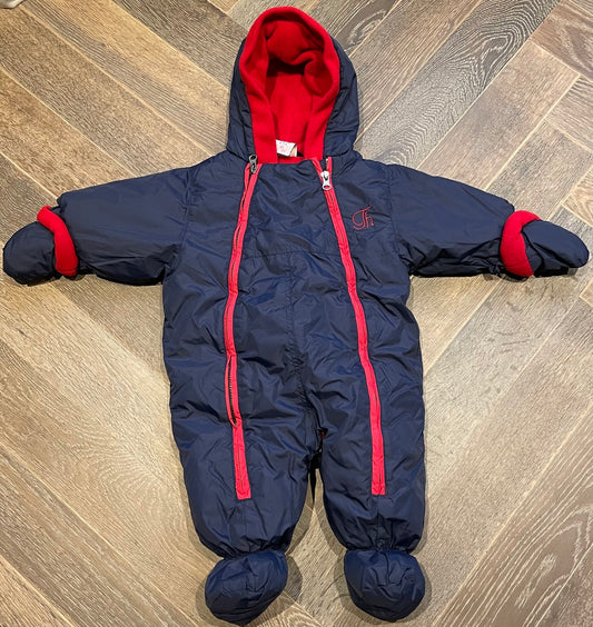 Navy  Tommy Hilfiger Snowsuit, 3-6M