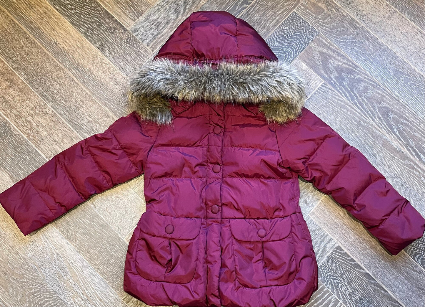 Maroon  Jacadi Winter Jacket, 7Y
