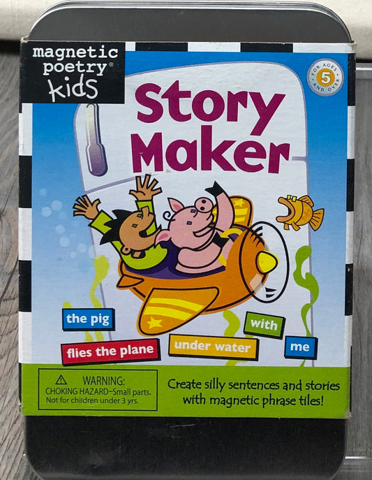Multi  Magnetic Poetry Story Mak, Used