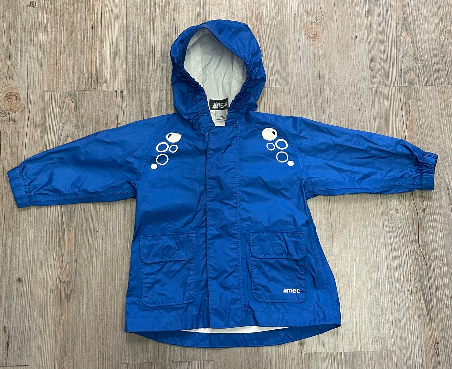 Blue  MEC Rain Jacket, 12M