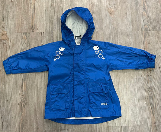 Blue  MEC Rain Jacket, 12M
