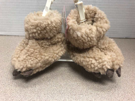 Brown  Gap Baby Booties, 0-3M