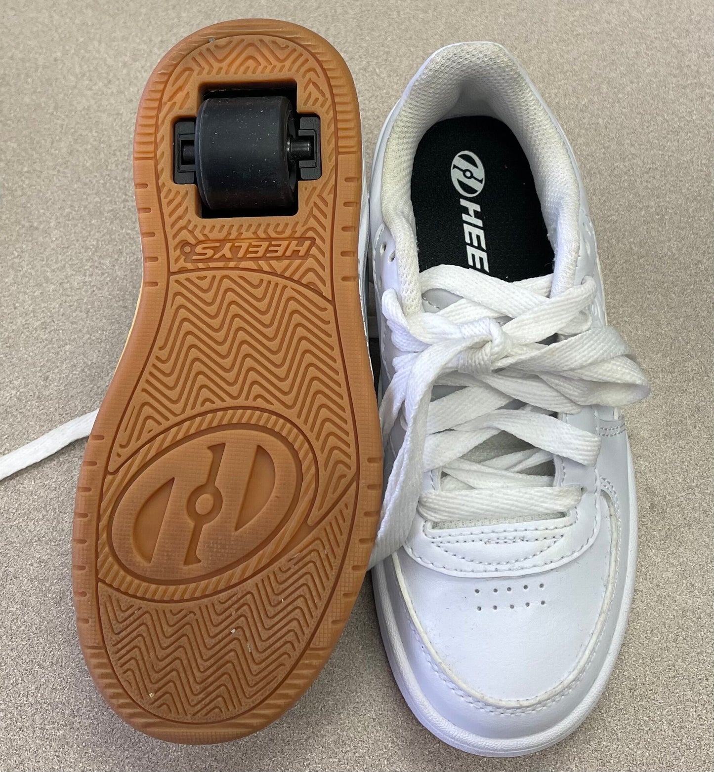 White  Heelys Shoes, 13Y