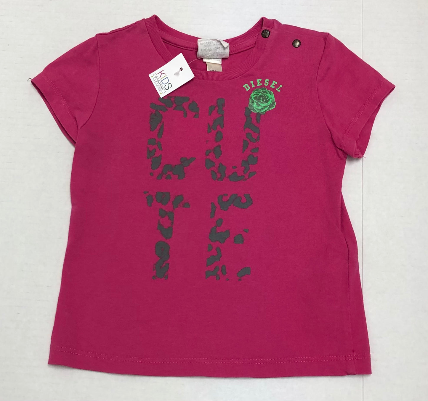 Pink  Diesel T Shirt, 12M