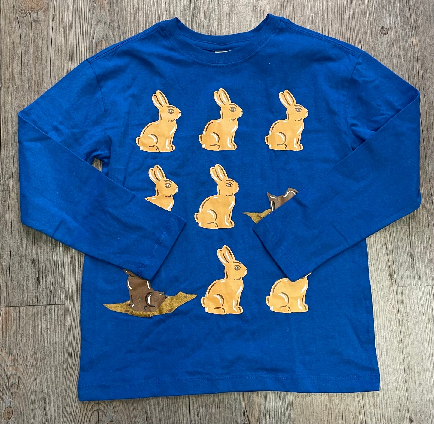 Blue  Hanna Anderson LS Tee, 8Y