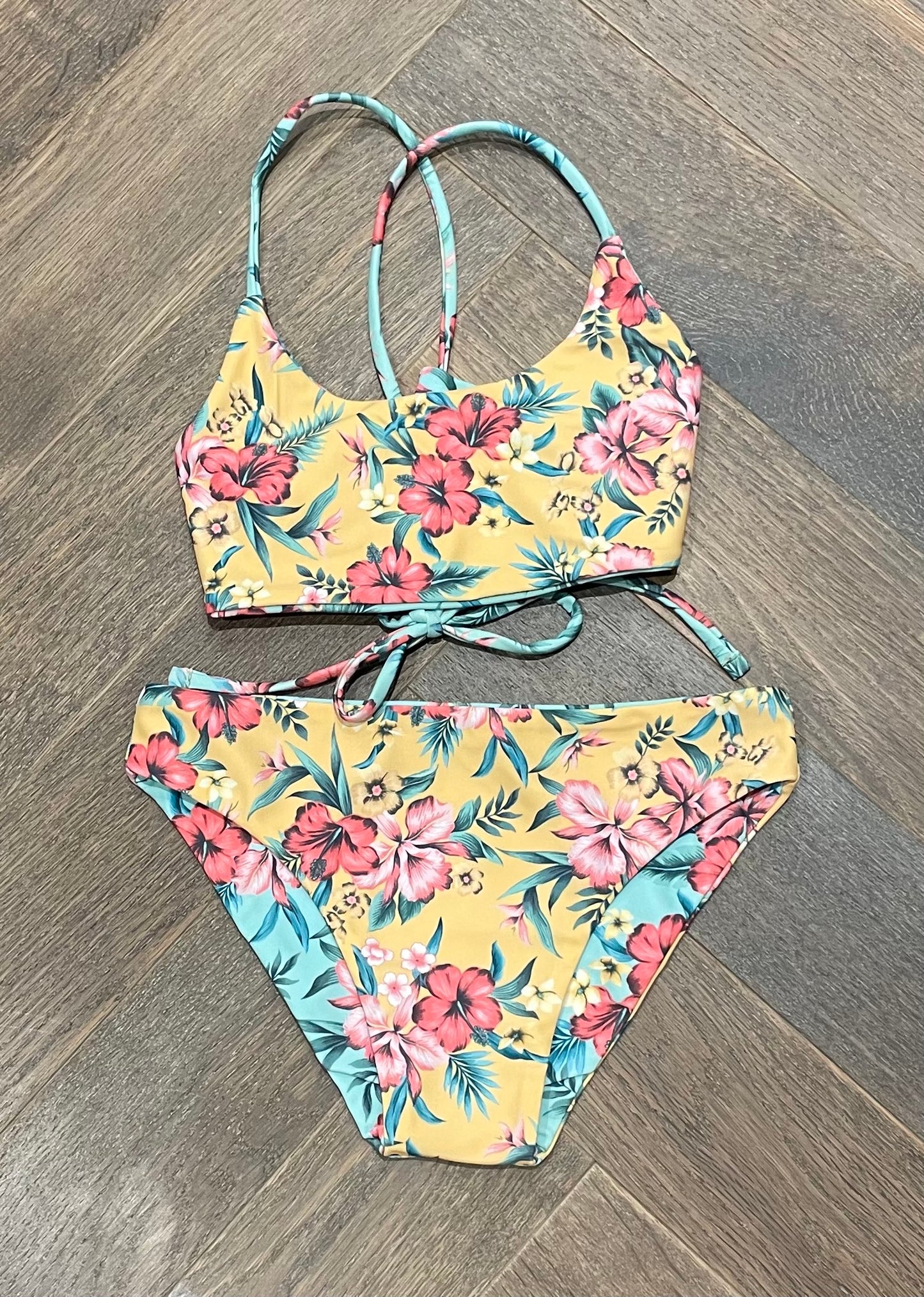Floral  F4A Waverly Reversible, 6Y