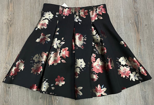 Black  Chelsea Floral Skirt, 14Y