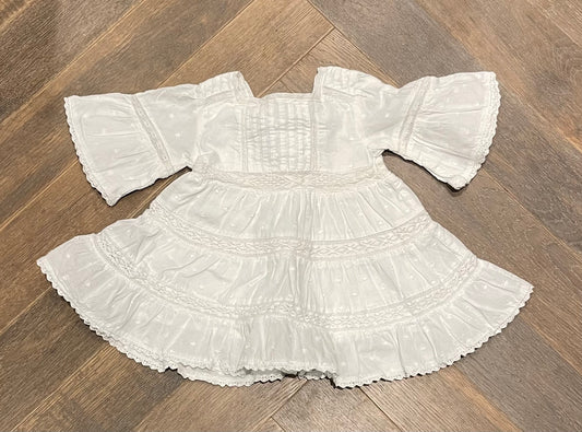 White  Zara Dress, 3-6M