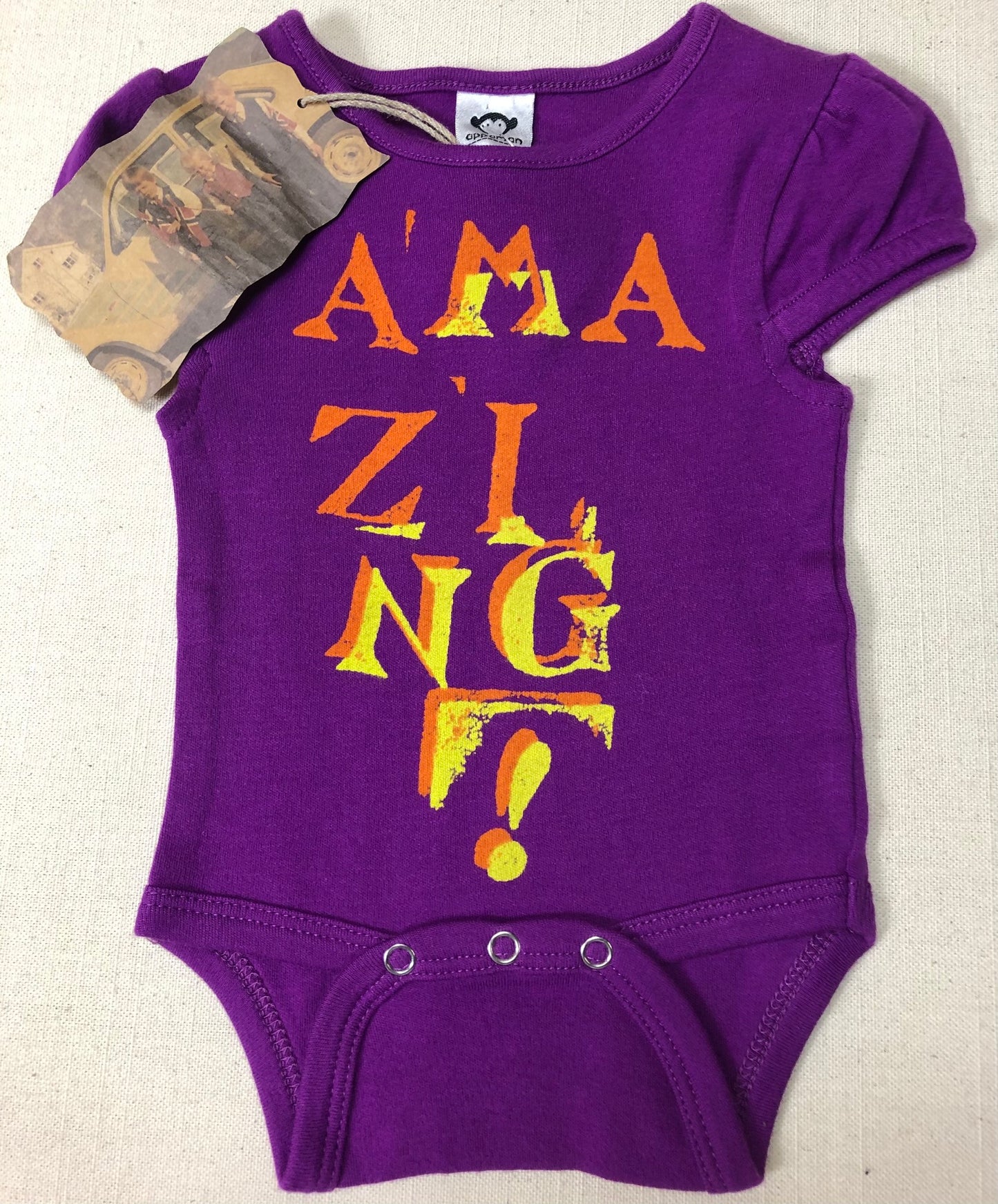 Purple  Appaman Onesie, 0-6M